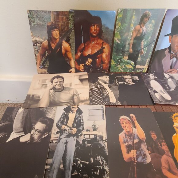 14 Movie/Music Celebrity Vintage Postcards - Picture 2 of 8